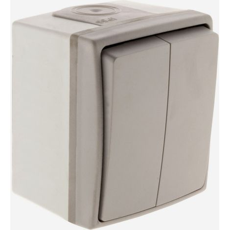 Doppelschalter wasserdicht IP55 - Orok