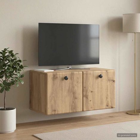 Wandmontierter TV-Schrank 59,5 x 31 x 30 cm Artisan-Eiche (1/5)