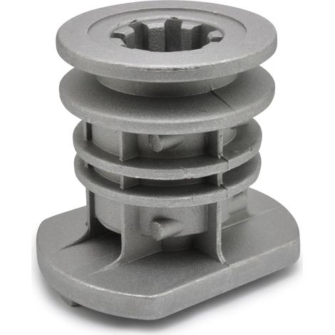 1 - Support de lame moyeu - Tondeuse à gazon - Alliage renforcé - Compatible Castelgarden Mountfield Stiga Alpina - Pour jardinage intensif - Gris - 68x43cm