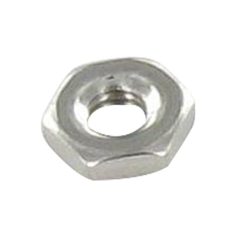 Ecrou hexagonal bas hm/contre Ecrou M6 Epaisseur 3 Inox A2 (1/2)