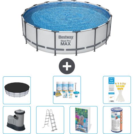 Bestway Steel Pro MAX Rund - 488x122 cm - 8-teilig S556