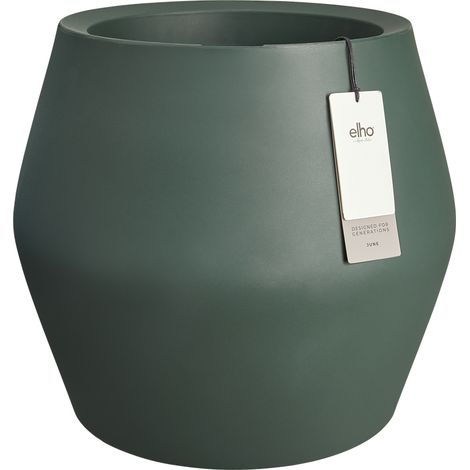 Elho June Split Low 46 - Vert - Ø 46 x H 42 cm - intérieurextérieur - 100% recyclé (1/3)