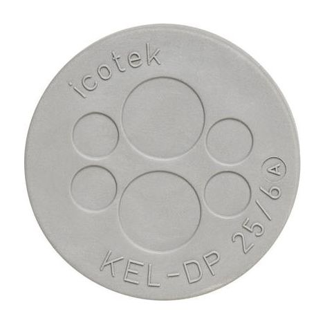 Icotek KEL-DP 50/11 placa pasacables gris