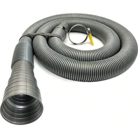 Tuyau d'Évacuation Lave-Linge 1.5m Universel 32-42mm Ajustable Tuyau Vidange pour Lave-vaisselle (1/5)