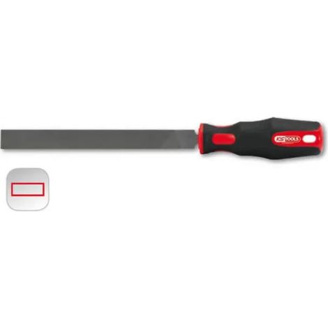 KS TOOLS lima plana - Montado - Bastardo - 380 mm - 157.0026