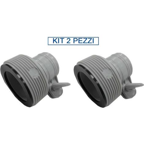 INTEX Kit 2 pezzi 10722 Adattatore tipo B per tubo da 32 mm a 38 mm