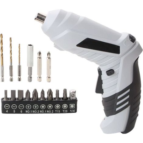 Vtizikl Perceuse Visseuse Sans Fil Visseuse Devisseuse, 2 Sens Rotation + Lampe LED, Câble Charge USB, Idéal pour Artisans (1/5)