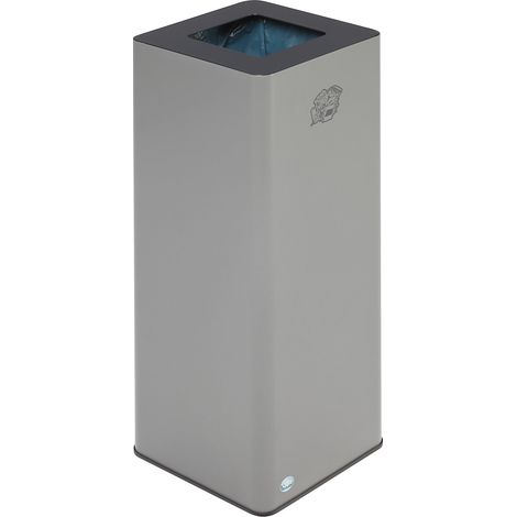 VAR, Collecteur de tri QUADRO, 70 l, en acier avec anneau de