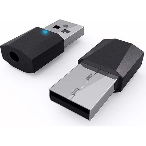 Adaptateur récepteur Bluetooth mini sans fil USB/AUX pour voiture, haut-parleurs audio sans fil, livraison gratuite (1/5)