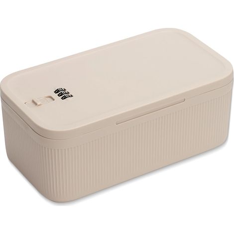 Petite boîte verrouillable, boîte de rangement avec serrure à combinaison, boîte de sécurité portable pour médicaments, téléphone portable, collations, mini coffre-fort pour réfrigérateur (1/5)