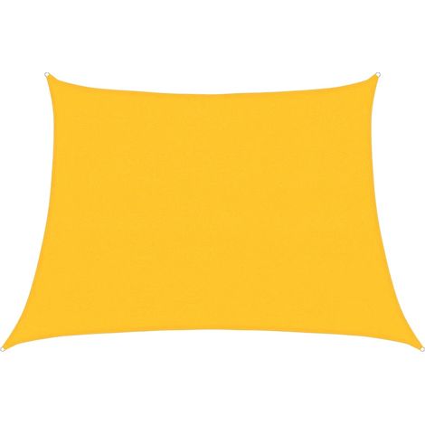 Maison Exclusive - Sonnensegel 160 g/m² Trapezform Gelb 4/5x3 m H