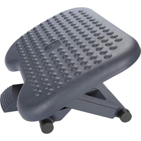 Repose pieds ergonomique réglable en angle et hauteur pour bureau et voyage support massant pour soulager les jambes