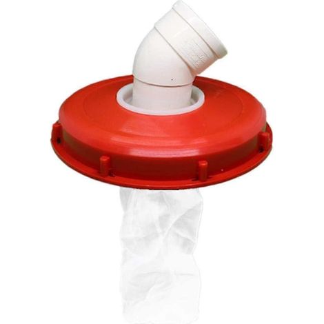 Couvercle de filtre à eau de pluie, couvercle de filtre IBC 163 mm/245 mm pour réservoir d'eau de pluie IBC, lavable