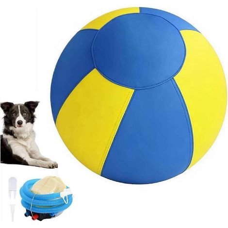 Balle géante de 45 cm pour chiens, gonflable, résistante et indéchirable, apaisante et idéale pour les chiens, chevaux et moutons. Jeu et exercice pour animaux de compagnie. Divertissement et divertis (1/5)