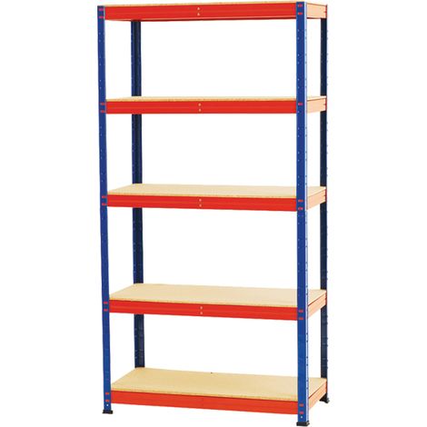 Kit de estanterias sin tornillos 177X90X45 200KG 5 baldas (1/3)
