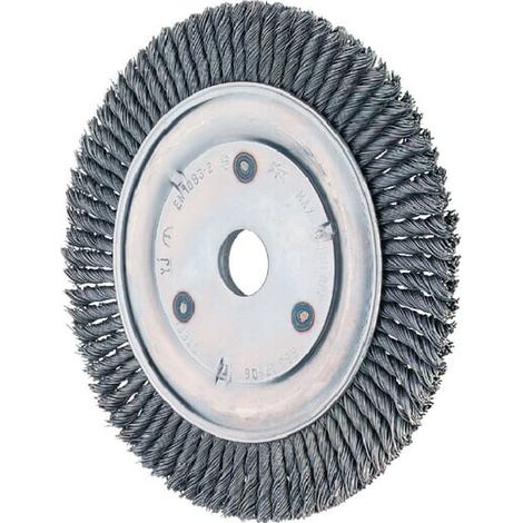 Spazzola rotonda RBG 12506 D.125mm Spessore filo 0,5mm VA 6mm PFERD