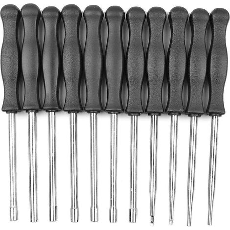 Kit de 11 pièces d'outils de réglage de carburateur pour moteur à 2 temps commun pour Stihl Husqvarna Poulan Craftsman Homelite Débroussailleuse Tronçonneuse Coupe-bordure (1/5)