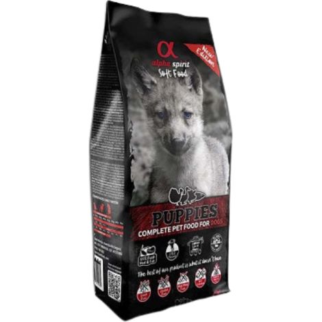 Alpha Spirit Semihumedo Puppies para Perros Cachorro - 1,5 kg