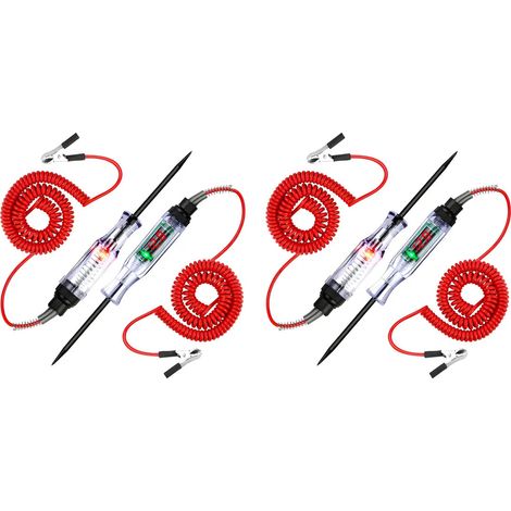 Testeur de circuit 4 pièces, lampe témoin 6 V-24 V pour voiture