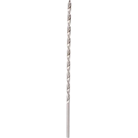 Foret Extra Long de 200 Mm, Tige Droite, Foret Hélicoïdal en Acier Rapide pour Bijoux, Bois, Plastique, Blocs, Maçonnerie, Béton, Perçage Rapide, Travail des Métaux. (1/5)