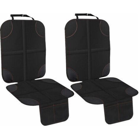 lot de 2 housses de siège de voiture avec rembourrage épais pour sièges de voiture, en cuir ou en tissu (1/5)