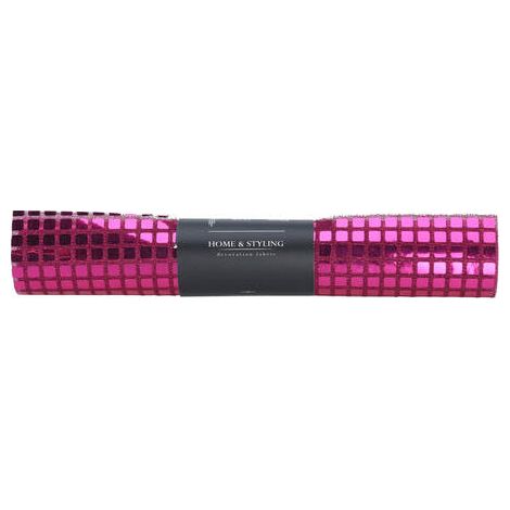 RULLO DECORATIVO DISCO 28X200CM ROSA