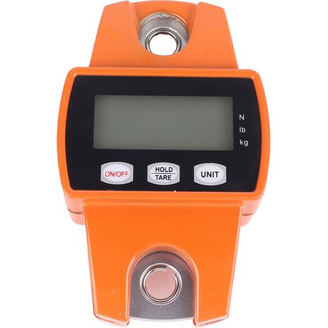 Balance suspendue électronique 300 kg avec écran digital, dynamomètre pour entrepôt, marché, pêche, bagages, crochet, anneau, 3 piles (1/5)