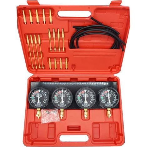 Synchroniseur à vide à quatre cylindres pour carburateur synchronisateur, jauge 4, équilibreur de moto, compteur sous vide, table sous vide synchrone (1/5)