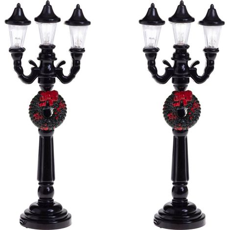 Accesorio pueblo lámpara de pie 4 6 LED surtidos - Feeric lights & christmas