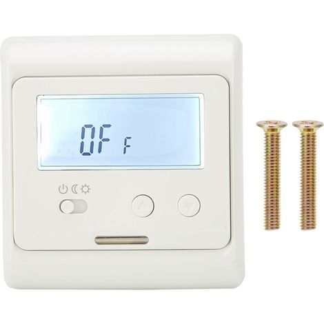 Panneau de contrôle de température de chauffage du plancher du plancher du thermostat numérique à usage domestique AC180V - 230V (1/4)
