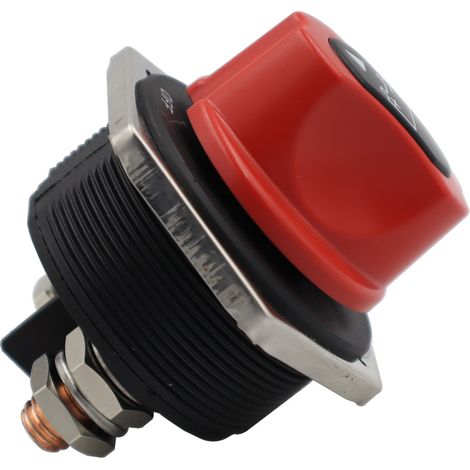 Interruttore per batteria CC da 50A/100A/200A/300A con coperchio nero non rimovibile per auto/camper (300A) (1/5)