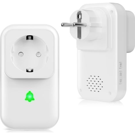 Alarme de Coupure de Courant avec Affichage LED, détecteur de Coupure de Courant avec 5 Niveaux réglables, 0 à 110 DB 7 sonneries, idéal pour la Surveillance des réfrigérateurs (1/5)