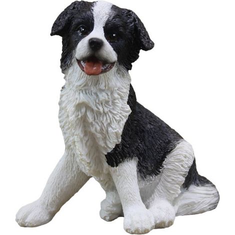 Niedliches Border Collie Auto-Modellauto als Dekoration für den Schreibtisch. (1/5)