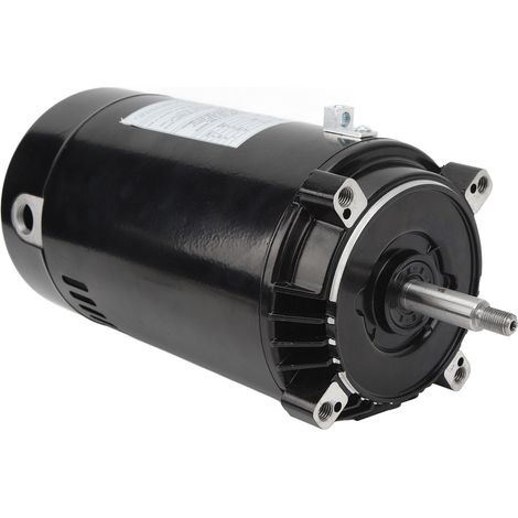 Moteur de Pompe UST1102 Bride Ronde pour Piscine et Spa, 1 CV, Compatible Super Pump, Moteur Électrique 1102, Circulation Filtration, 1 Pièce (1/5)