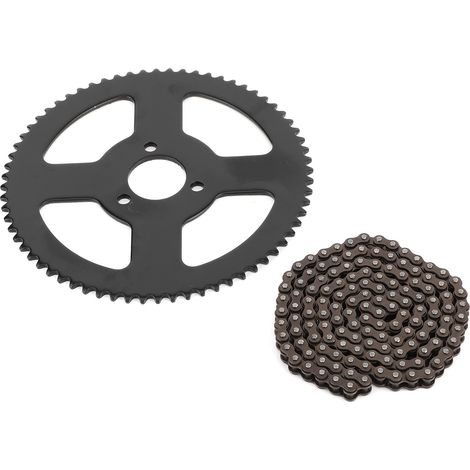 25H-Kette mit 144 Gliedern, Ritzel und 2-Takt-Welle für elektrische Mini-Motorräder, Pocket Bikes, ATVs und Quads (Zubehör) (1/5)