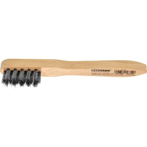 LESSMANN 125231 Zündkerzenbürste Länge 150 mm 0,15 mm VA-Stahldraht gewellt 3-r (1/4)