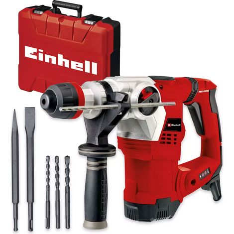 Einhell TE-RH 32 Rotary Hammer Drill 1250W 240V 4 Mode 32MM 5J 5kg + Case + Bits (1/5)