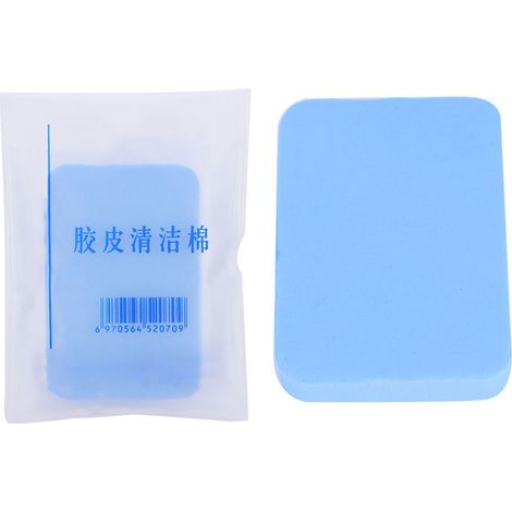 Nettoyer de caoutchouc de tennis de table, Nettoyage de ping-pong fin en mousse facile à utiliser, absorption d'eau super douce pour le nettoyage (1/5)