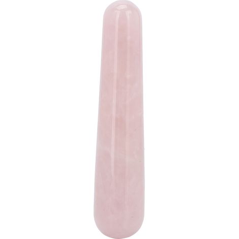 Bâton de massage en jade naturel et quartz rose - Outil de Gua Sha pour modelage corporel et rajeunissement cutané (1/5)