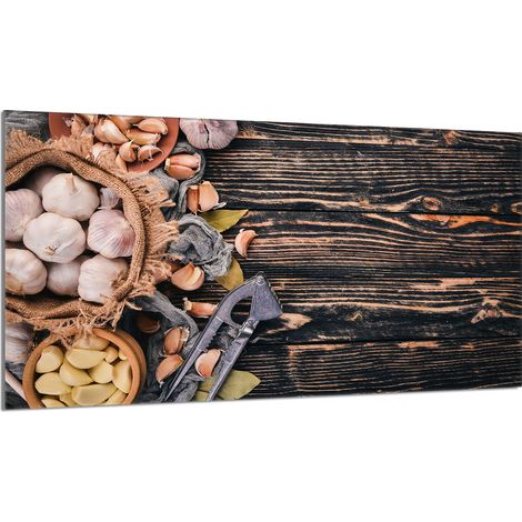 Glasschutzplatte für den Herd 90x52 Food (1/5)