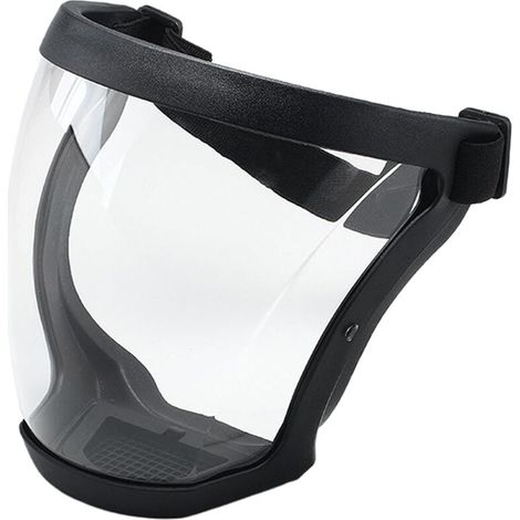 Visière intégrale , Masque de visière transparent anti-buée avec bande réglable , Dispositifs de protection de sécurité pour le travail de sarclage (1/5)