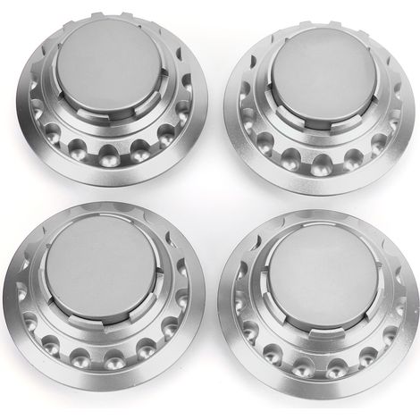 Radnabenkappen, 3-in-1, Aluminiumlegierung, 4er-Set, Teilenummer 7PP601149A, Ersatzteil, Titanfarbe (1/5)