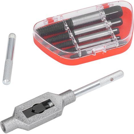 Ensemble d'extracteur de vis à tête cassée Twister de robinet en métal M1-M12, dissolvant de tuyau d'eau endommagé (1/4)