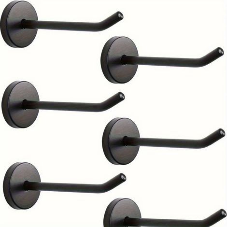 Ensemble de 4 longs crochets muraux en acier inoxydable – antirouille, polyvalents – idéaux pour les familles, la maison et le garage (1/5)