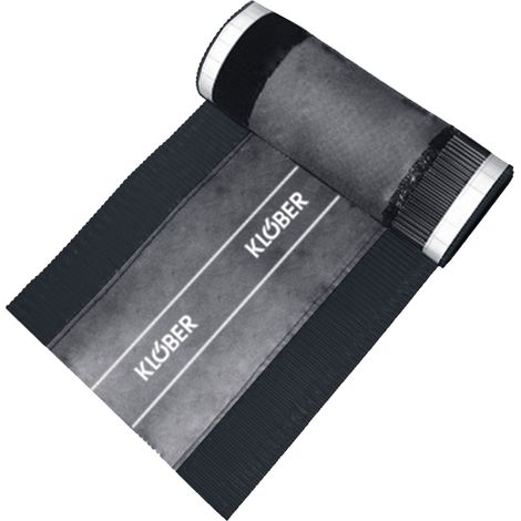 Uni Roll Firstrolle 300mm x 5m Schwarz mit luftdruchlässigem PP-Vlies