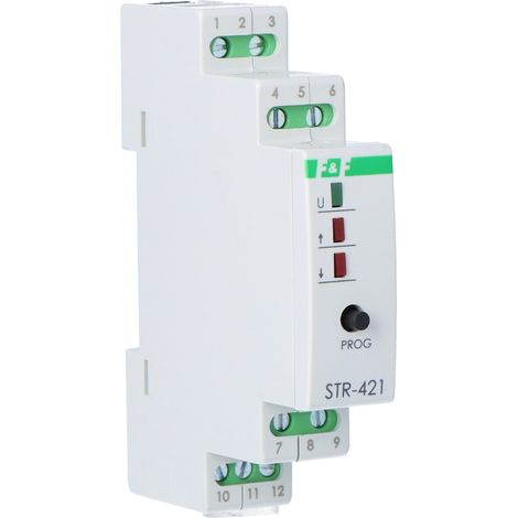 STR-421 controllore per tapparelle a due pulsanti, Un=230V AC, 8A, 1 modulo (1/3)