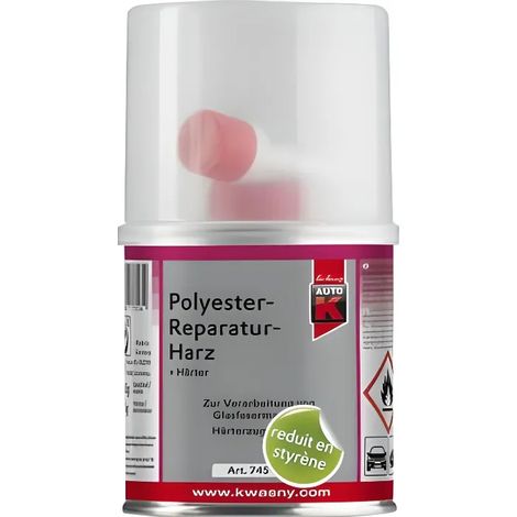 Resina de poliéster auto-k polyester repair resin secado rápido impermeable