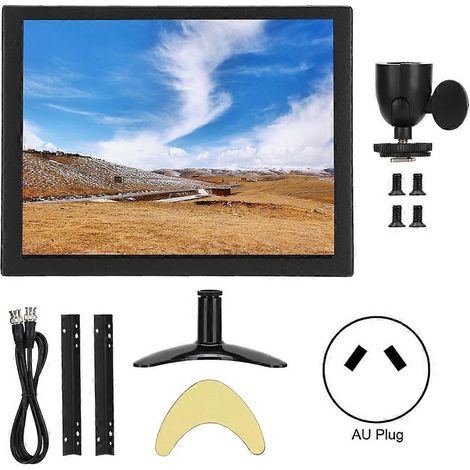 8 Zoll (20,3 cm) großer, kleiner LCD-Farbmonitor im 4:3-Format (1024 x 768 Pixel) mit VGA-, BNC- und AV-Eingang (1/5)