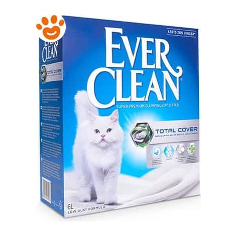Everclean Lettiera Total Cover - Confezione 6 Lt - Lettiere