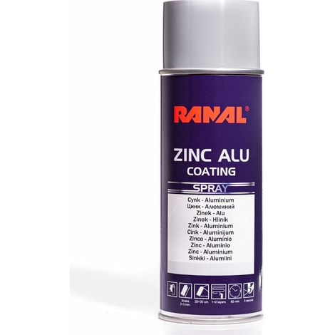 Primer epossidico spray anticorrosione RANAL Zinco Alluminio 400 ml (1/2)